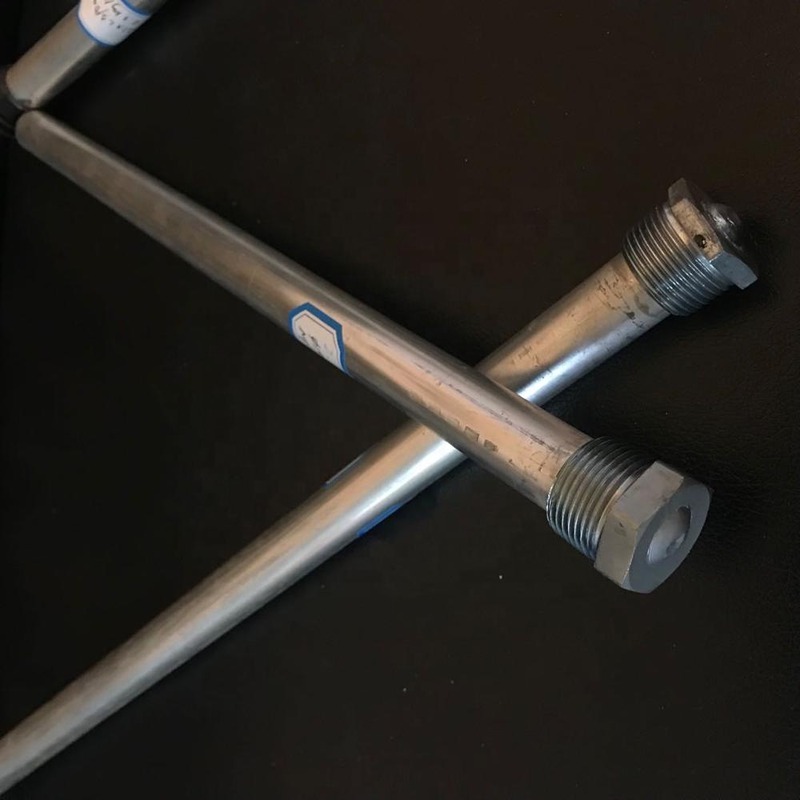Thanh Anode Hợp Kim Kẽm 19mm Khớp Nối Linh Hoạt Ren 3/4 NPT Dài 900mm Chống Mùi Cho Hệ Thống Tụ Điện