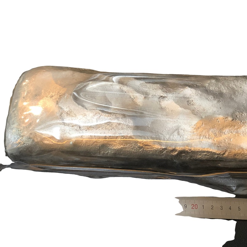Nhôm bạc AlAg hợp kim chính 5-20% hàm lượng Ag Ingot để tinh chế ngũ cốc