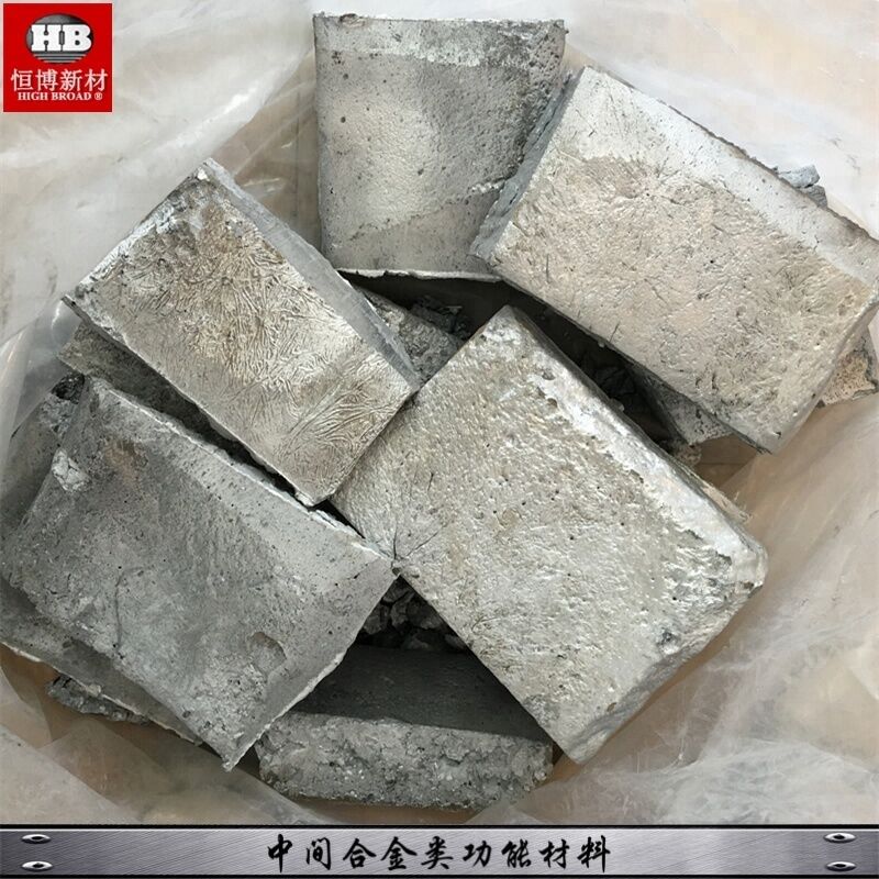 MgSm30 Magnesium Samarium Master Alloy Ingot with 30 Percent Samarium for Permanent Magnet Alloy Development via Vacuum Induction Melting