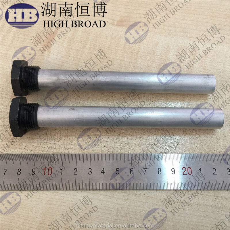 AZ63B Thanh cực dương hy sinh Magiê 44 inch 3/4 NPT với Bộ máy nước nóng hợp chất chống dính băng PTFE