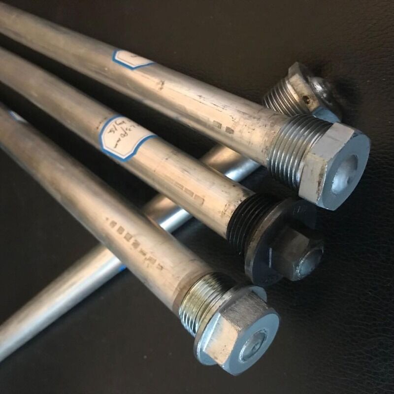 Độ hàn tốt Magnesium Anode Rods Customized Rods Bars với hoặc không có cắm thép Trong các kích thước và cấu hình khác nhau